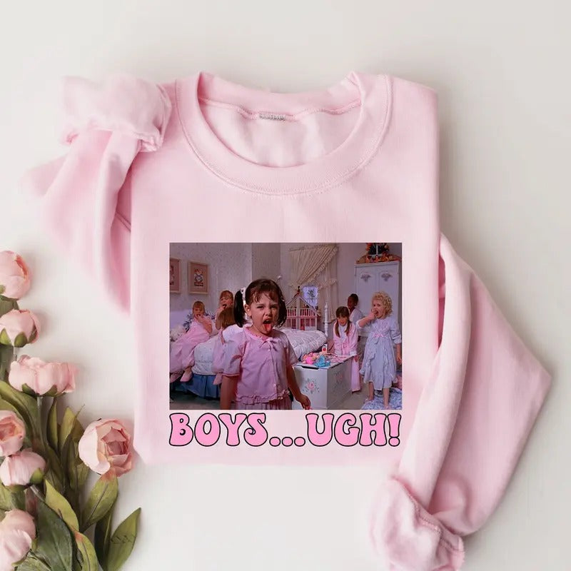 Boys... Ugh! Sweatshirt, Funny Valentines Sweatshirt, Valentines Day Sweatshirt, Boys Ugh Sweater, Retro Valentines...