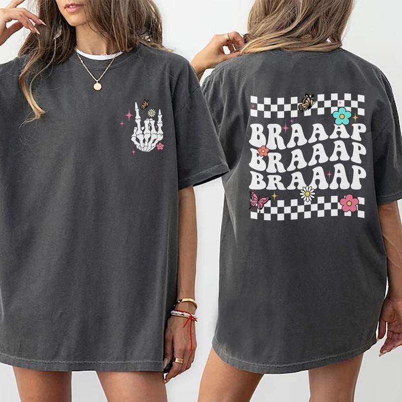 Braaapp I'm Busy Shirt, Motocross Graphic Tee, Mama Dirt Bike Shirt, Gift For Vehicle Lover, Motorbike Mom T-Shirts,...