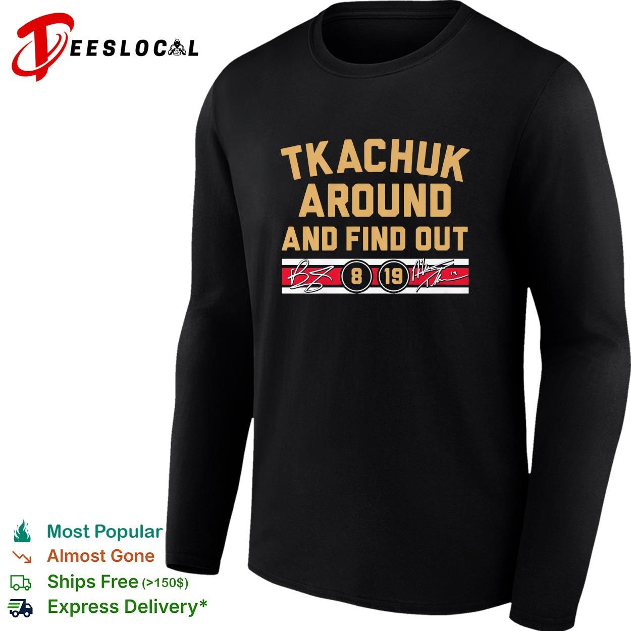 Brady Tkachuk and Matthew Tkachuk around and find out Florida Panthers hockey signature shirt