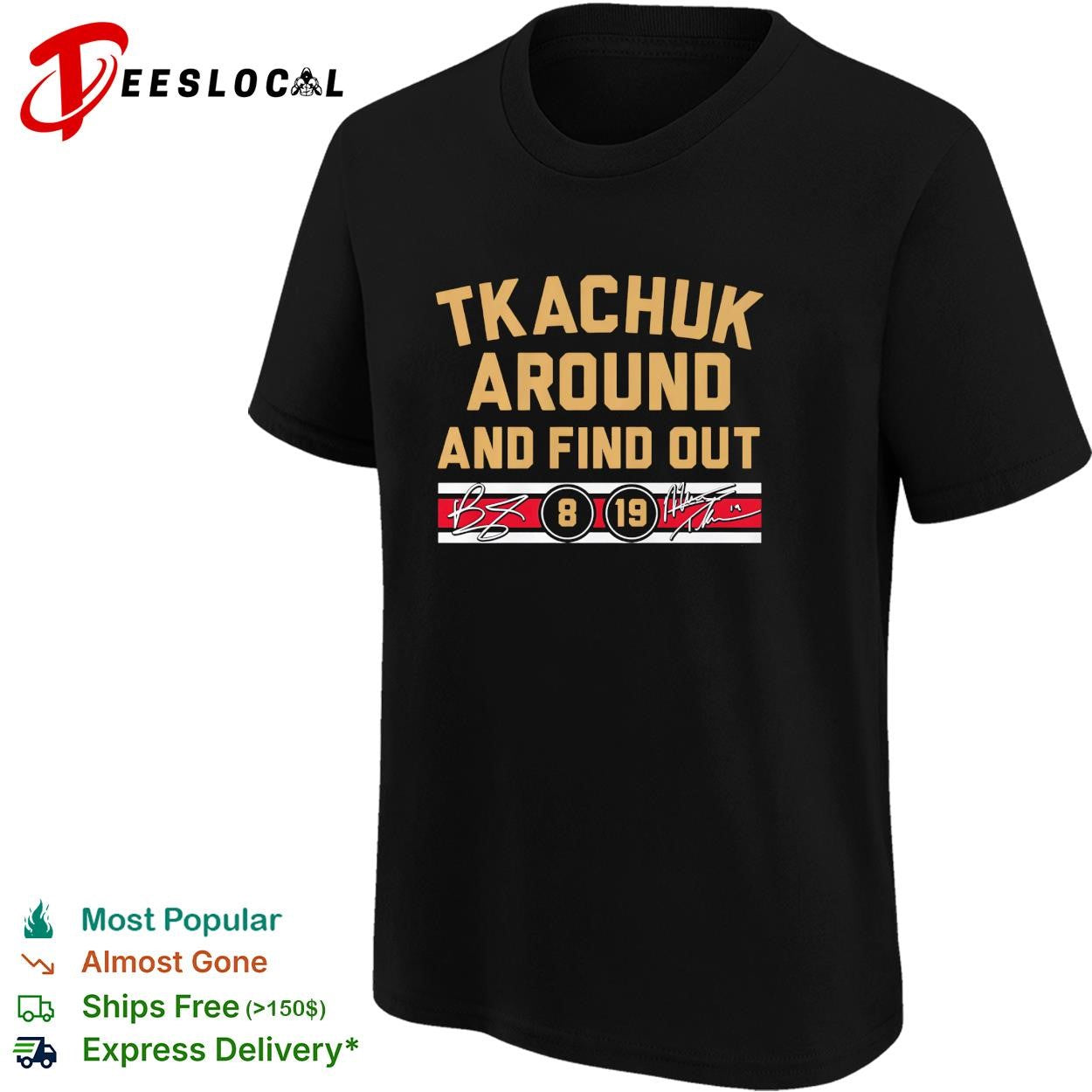 Brady Tkachuk and Matthew Tkachuk around and find out Florida Panthers hockey signature shirt