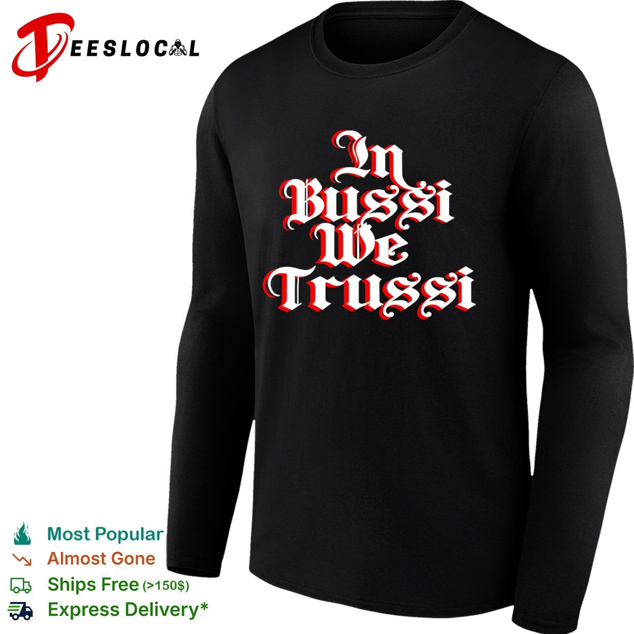 Brandon Bussi Boston Bruins in we Trussi retro text shirt