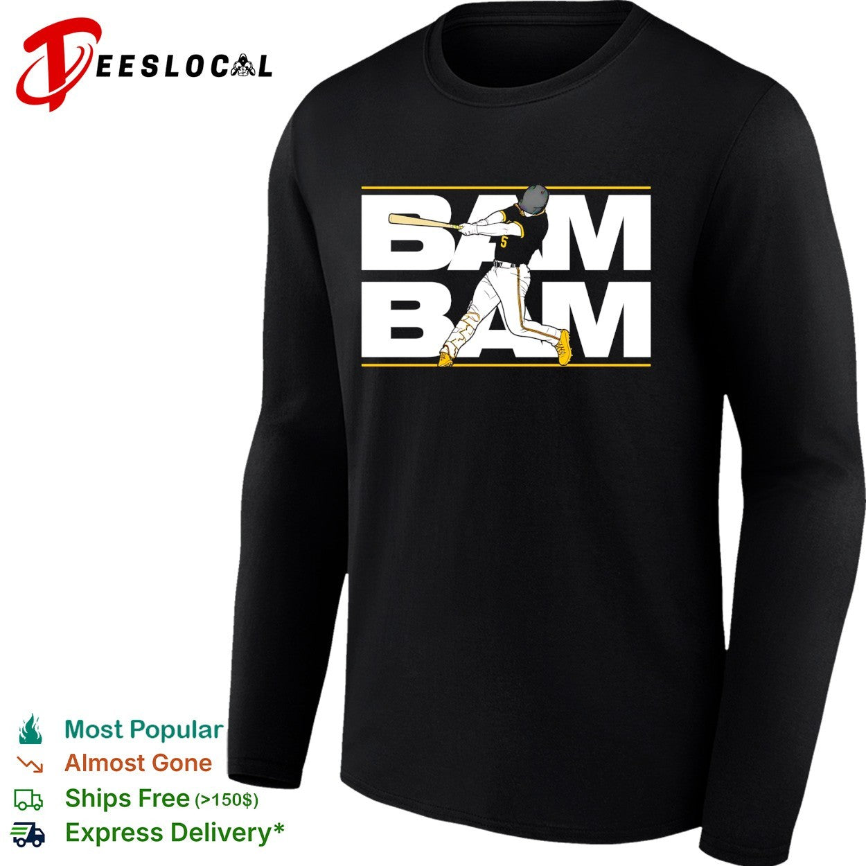 Brandon Lowe number 5 Pittsburgh Pirates baseball slugger swing shirt