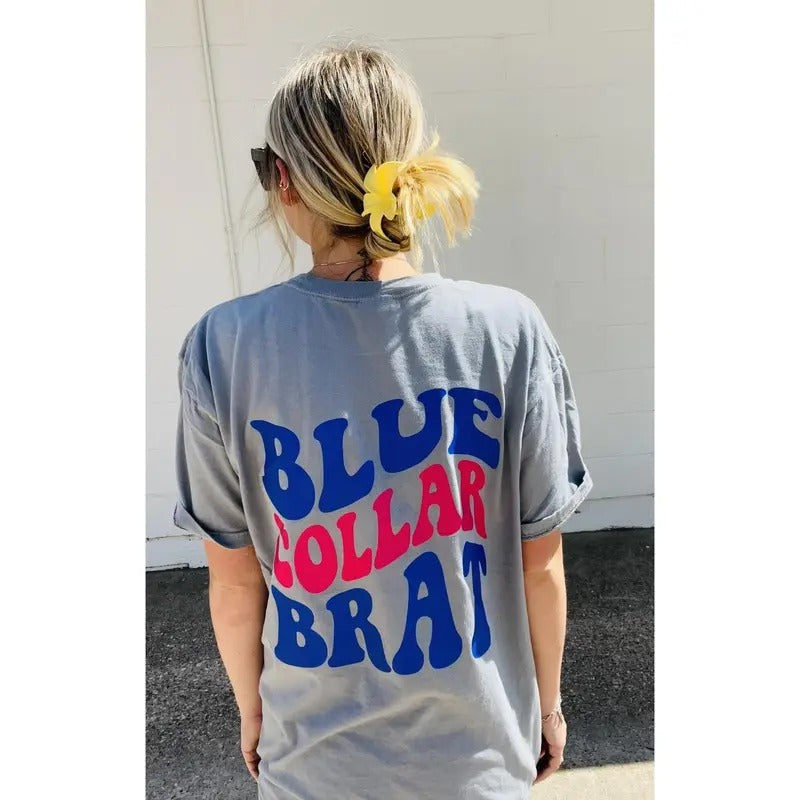 Brat Graphic Short Sleeve Top, shirt hot tiktok trend 2024 Hoodie Sweatshirt | PrintMintTees.com