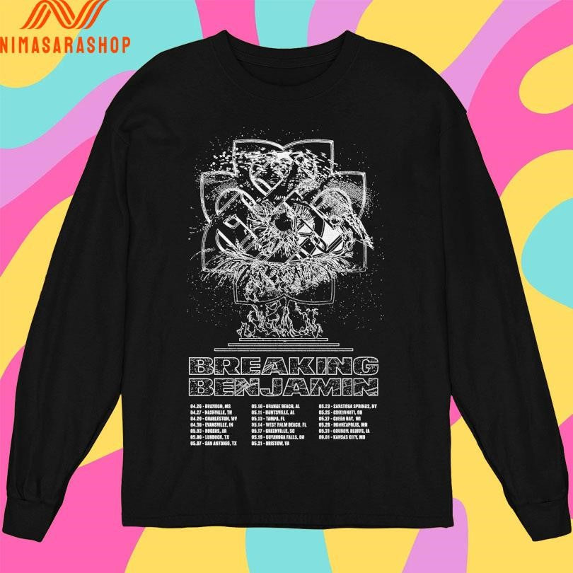 Breaking Benjamin Life Tour Date Shirts