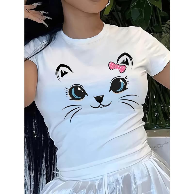 Breathable Polyester Blend Crew Neck T-Shirt