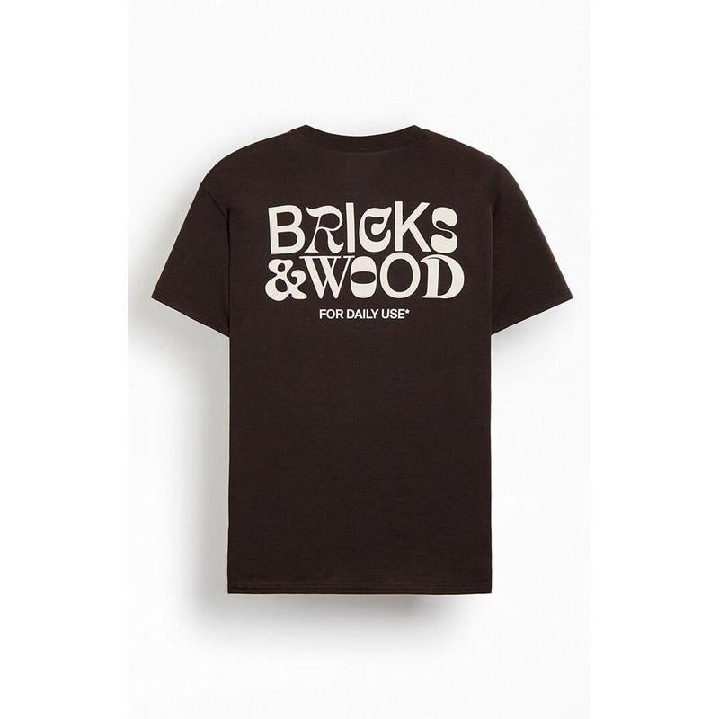 Bricks & Wood Men's For Daily Use Logo T-Shirt - Multicolor Hoodie, Sweatshirt | PrintMintTees.com
