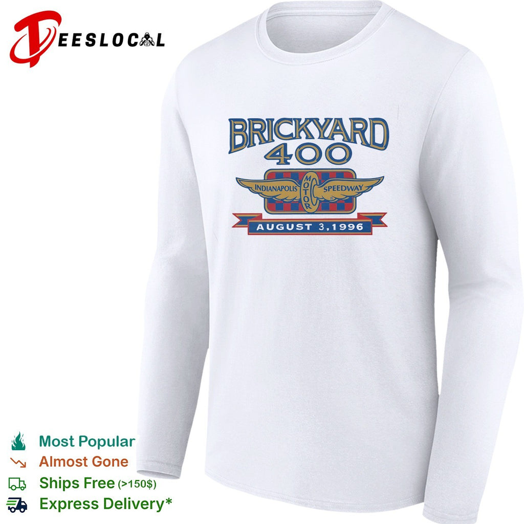 Brickyard 400 Indianapolis Motor Speedway August 3 1996 shirt