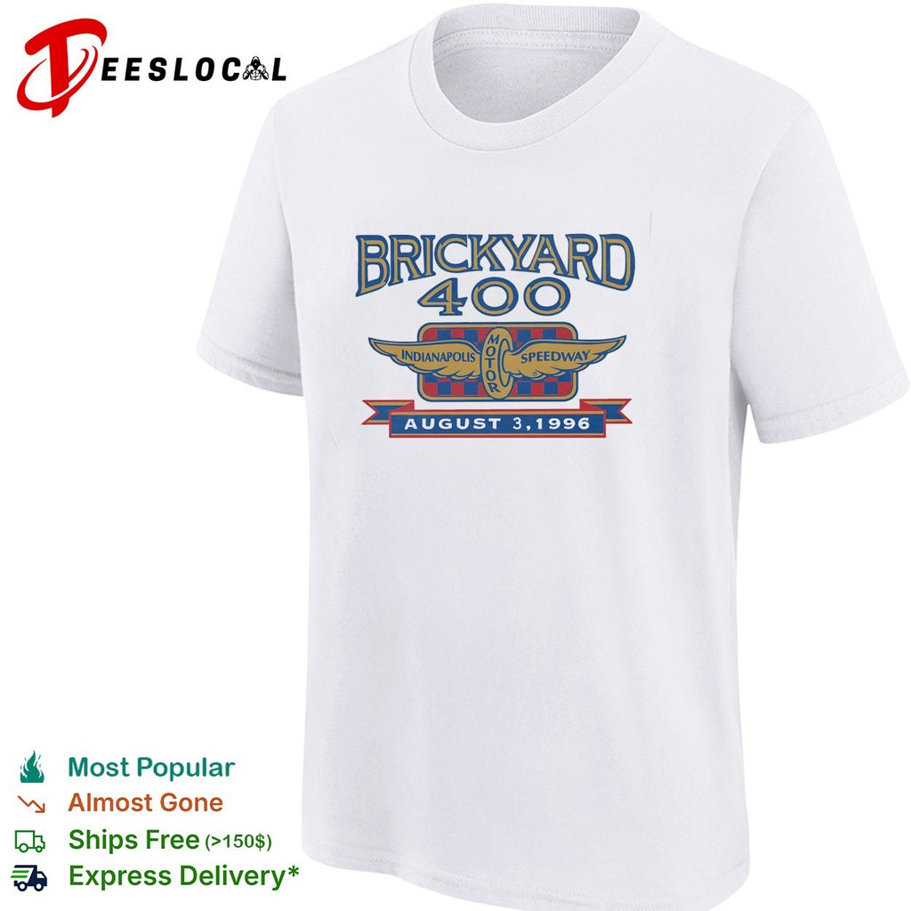 Brickyard 400 Indianapolis Motor Speedway August 3 1996 shirt