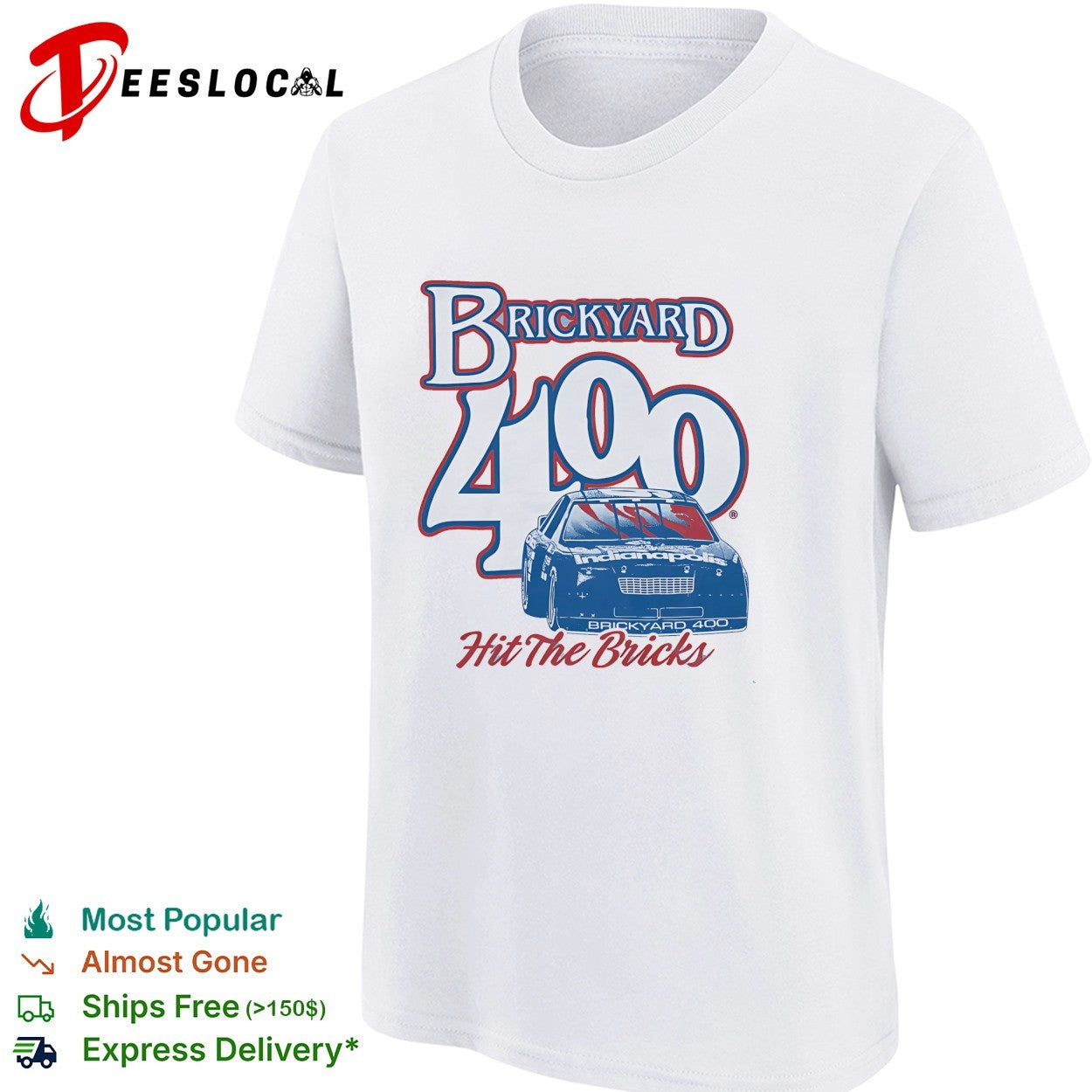 Brickyard 400 hit the bricks Indianapolis shirt