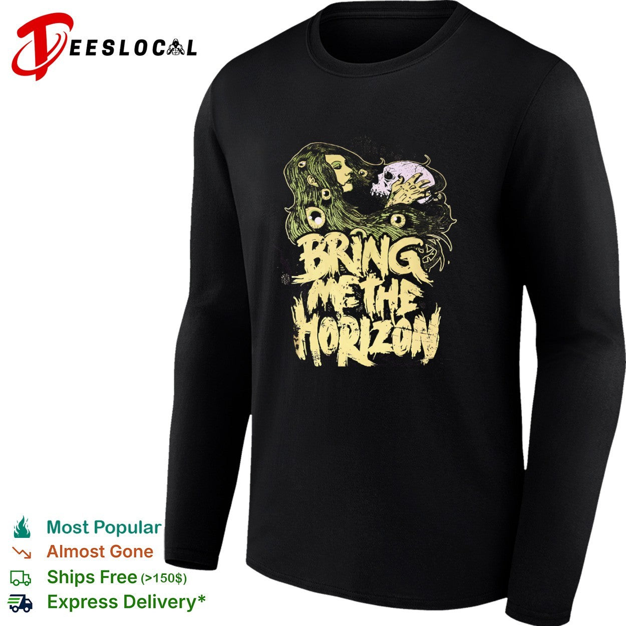 Bring Me the Horizon Skull and Eyeballs shirt