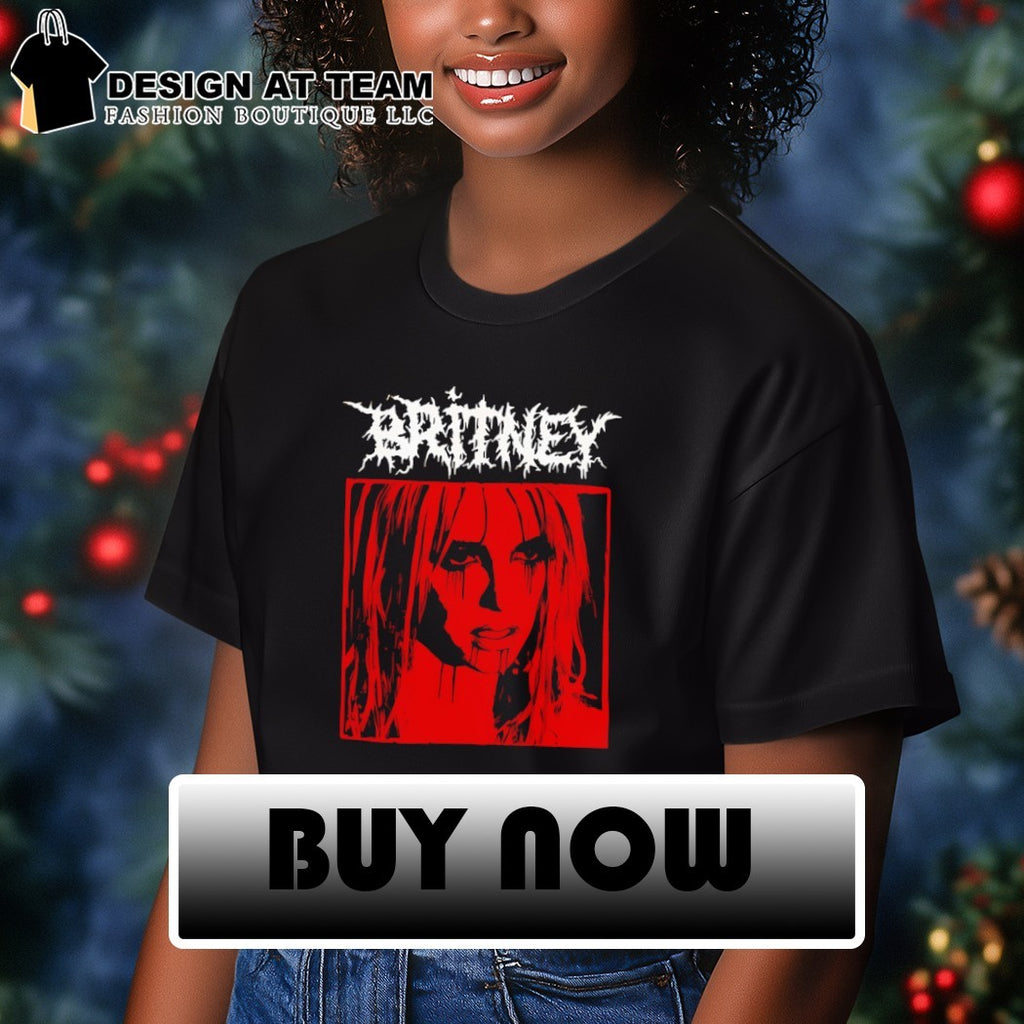 Britney Black metal vintage shirt