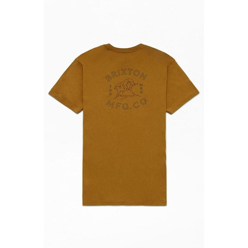 Brixton Men's Bryden Relaxed T-Shirt - Multicolor Hoodie, Sweatshirt | PrintMintTees.com