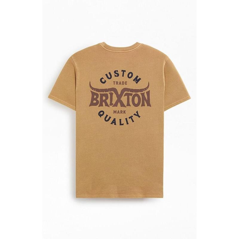 Brixton Men's Gibson T-Shirt - Multicolor Hoodie Sweatshirt | PrintMintTees.com