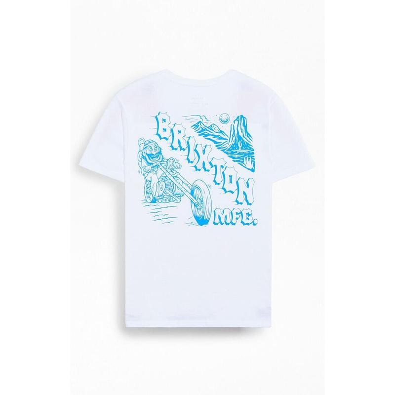 Brixton Men's Paco Tailored T-Shirt - Multicolor Hoodie Sweatshirt | PrintMintTees.com