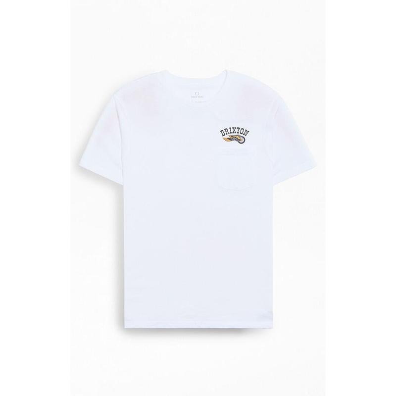 Brixton Men's Roller Pocket Tailored T-Shirt - Multicolor Hoodie Sweatshirt | PrintMintTees.com