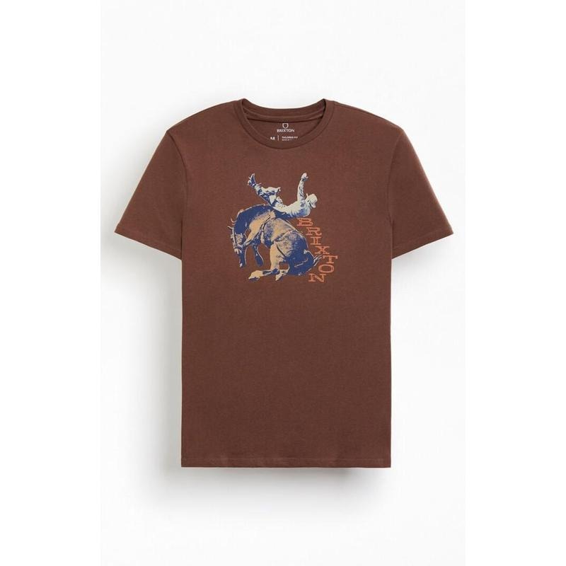 Brixton Men's Rowdy T-Shirt - Multicolor Hoodie, Sweatshirt | PrintMintTees.com