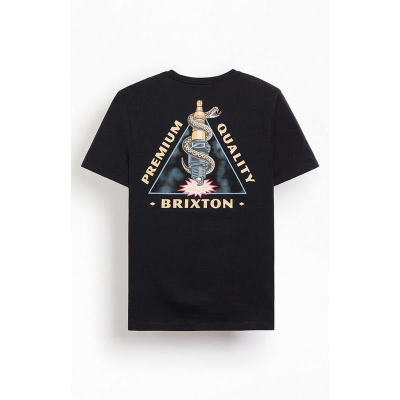 Brixton Men's Sparky Tailored T-Shirt - Multicolor Hoodie Sweatshirt | PrintMintTees.com