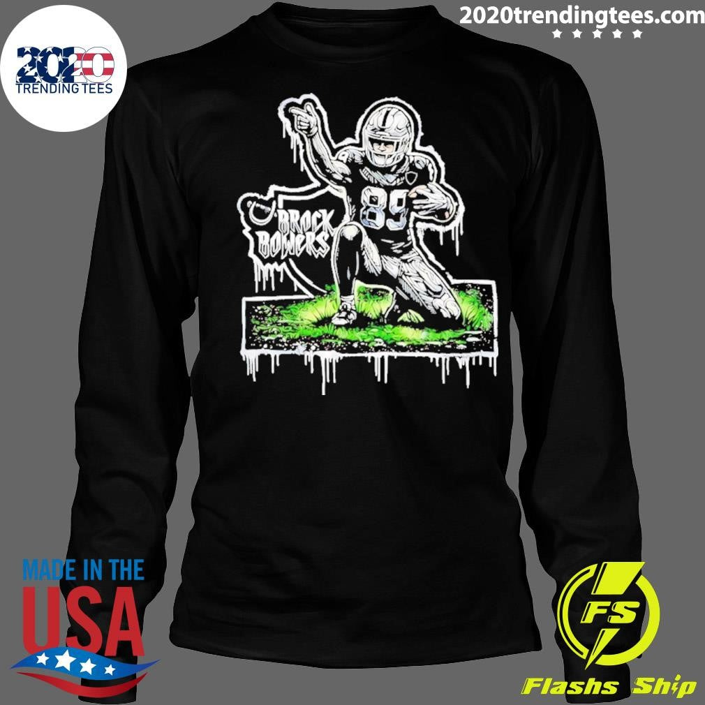 Brock Bowers Celebration Pose Las Vegas Raiders Shirt