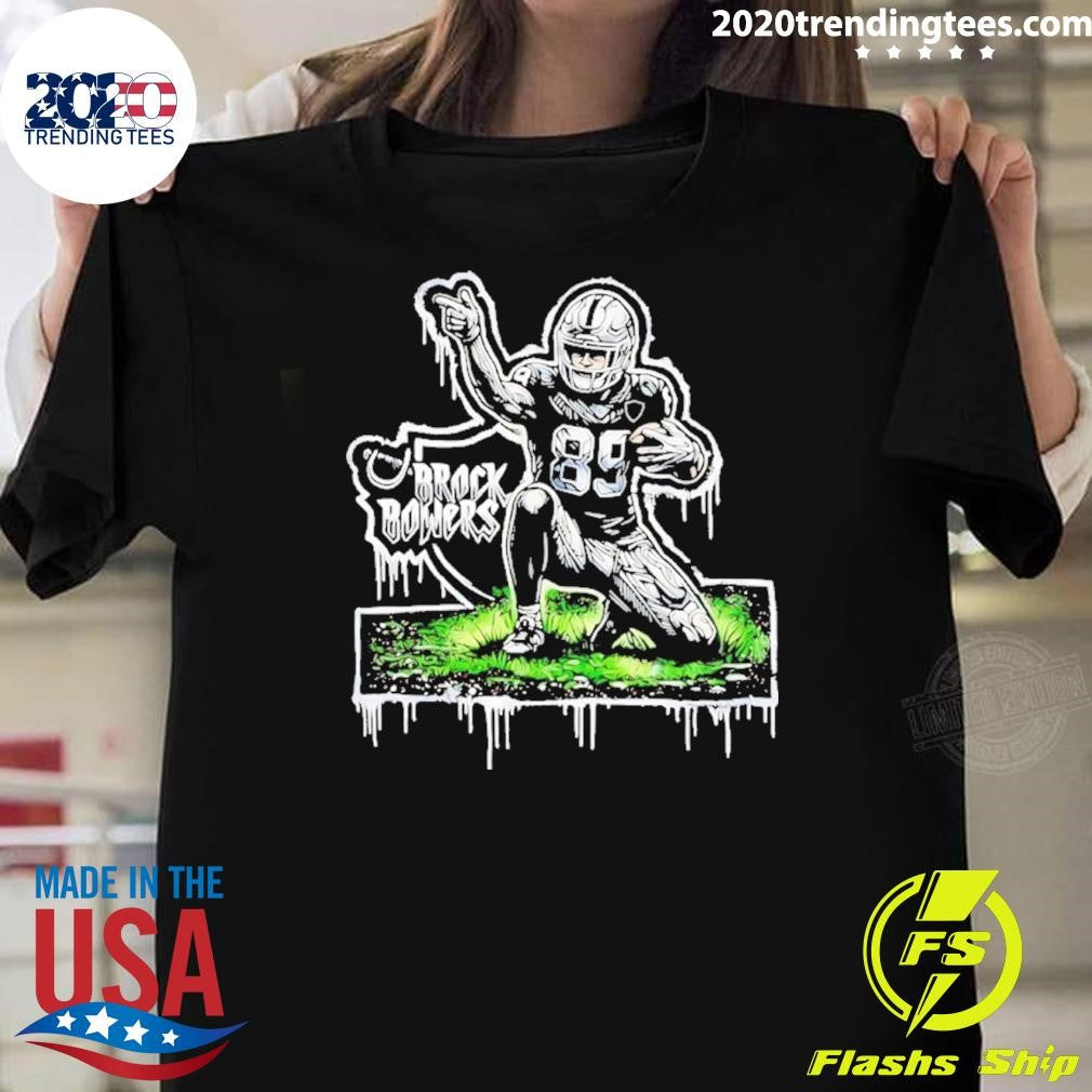 Brock Bowers Celebration Pose Las Vegas Raiders Shirt