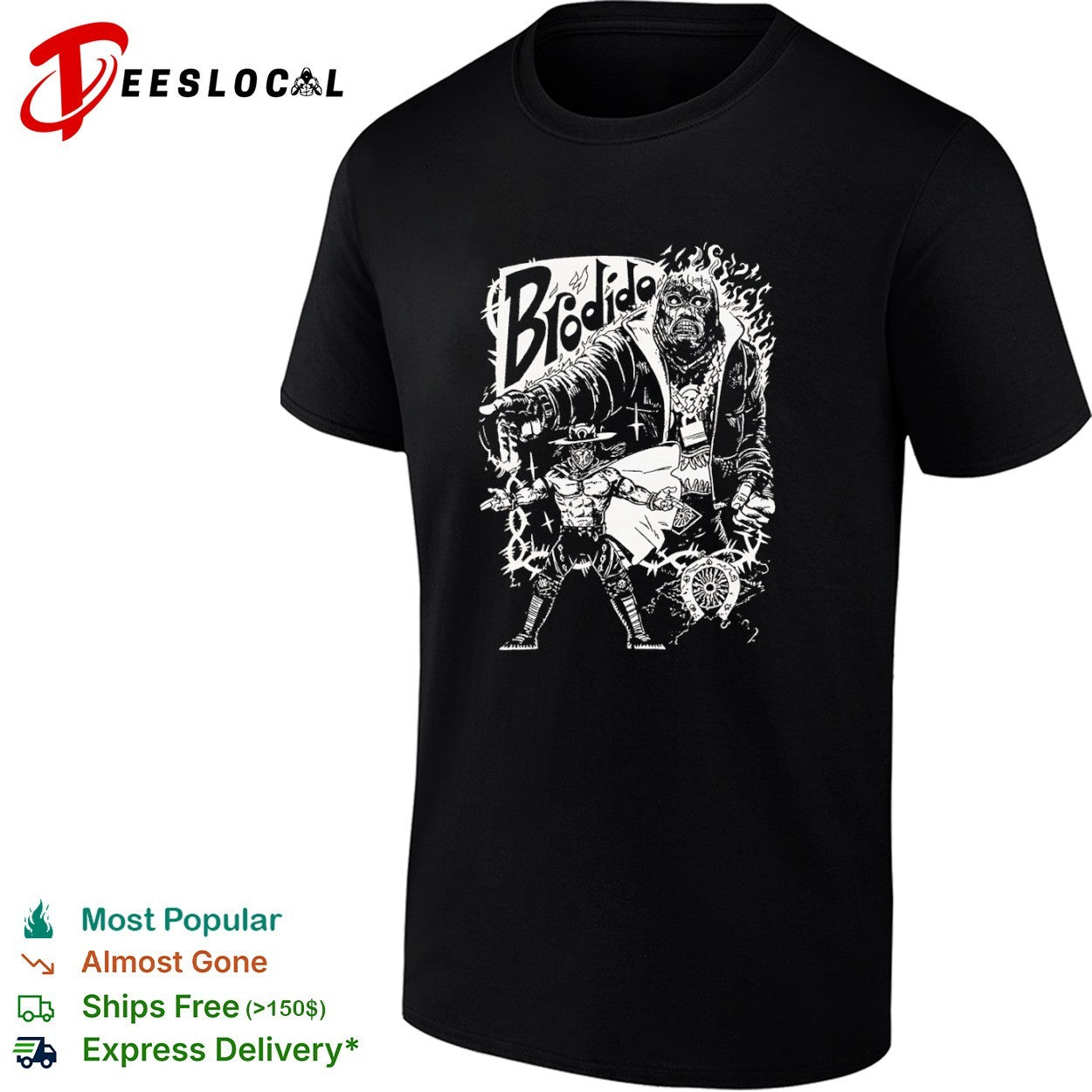 Brodie Lee AEW Brodido wrestling mask shirt