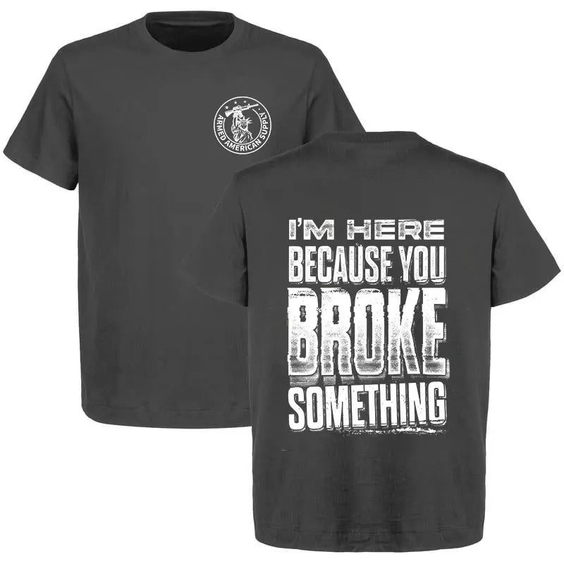 Broke Something Hi Visibility Safety Yellow UPF 50 Long Sleeve Sun Shirt T-Shirts, Hoodie, Sweatshirt