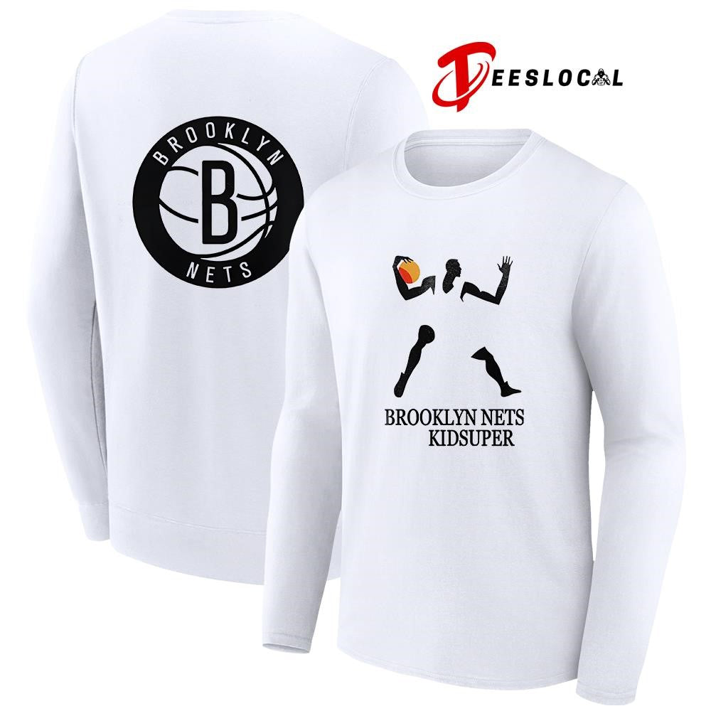 Brooklyn Nets Kid Supper silhouette pose shirt