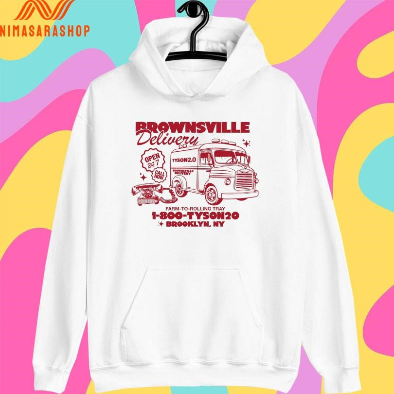 Brownsville Delivery Farm-To-Rolling Tray 1-800-Tyson20 Brooklyn Ny Shirts