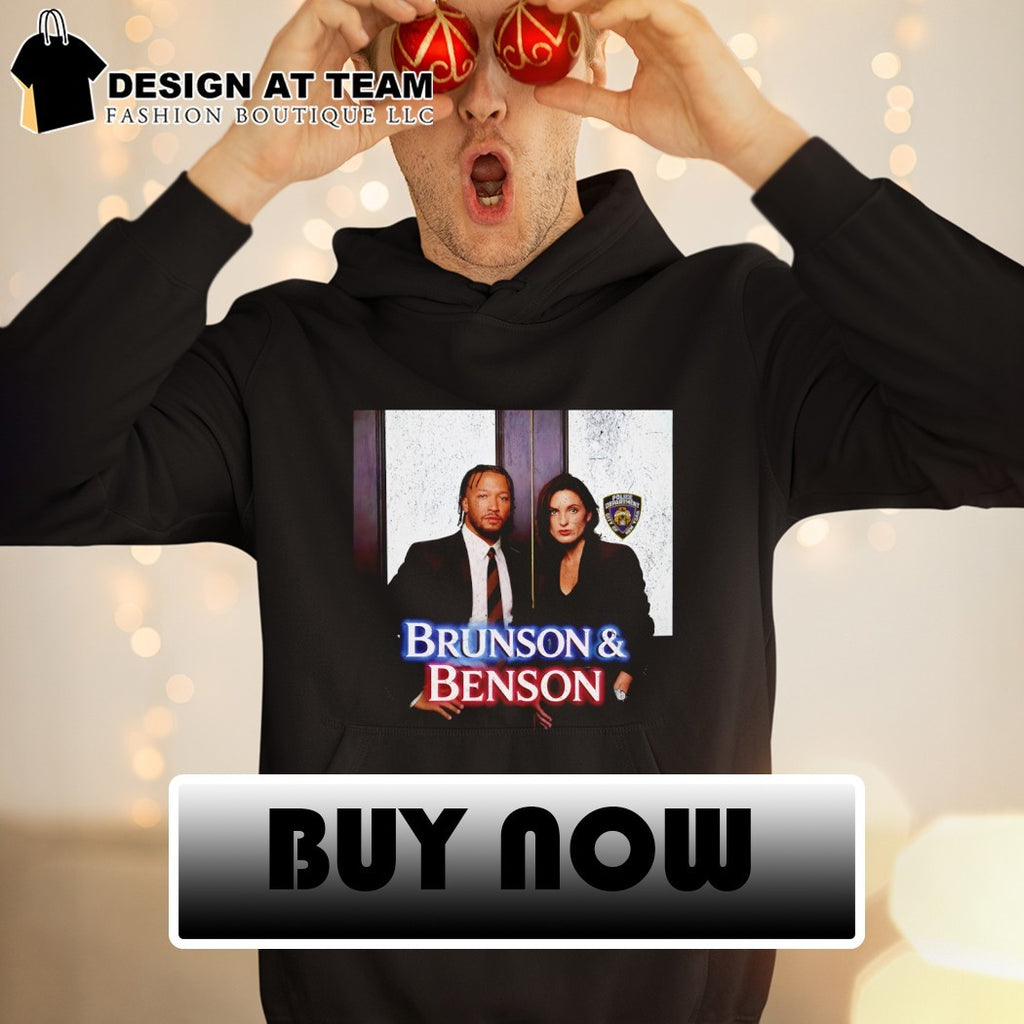 Brunson and Benson Olivia Benson Jalen Brunson Law and Order SVU shirt