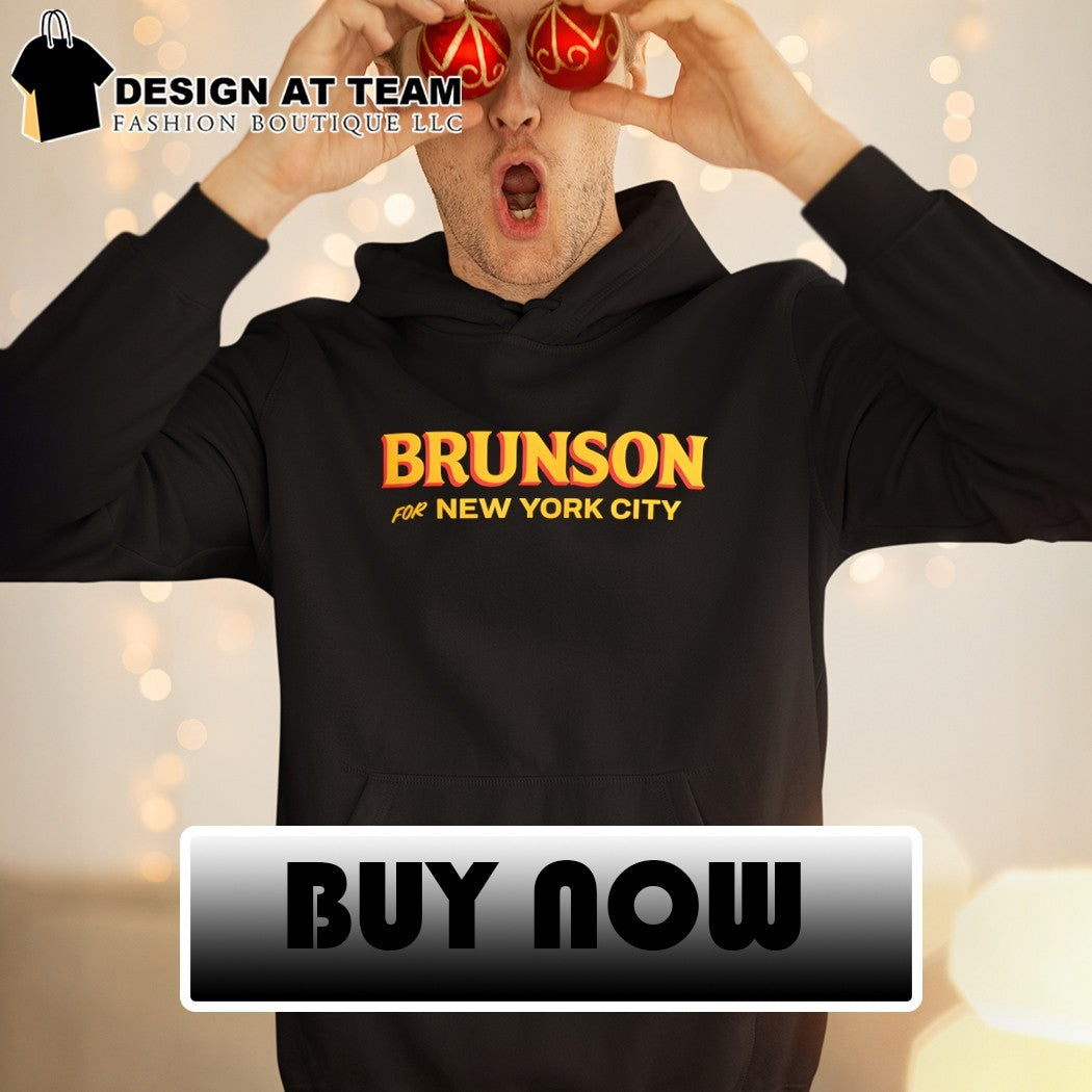 Brunson for NYC Zohran Parody Jalen Brunson Knicks basketball shirt
