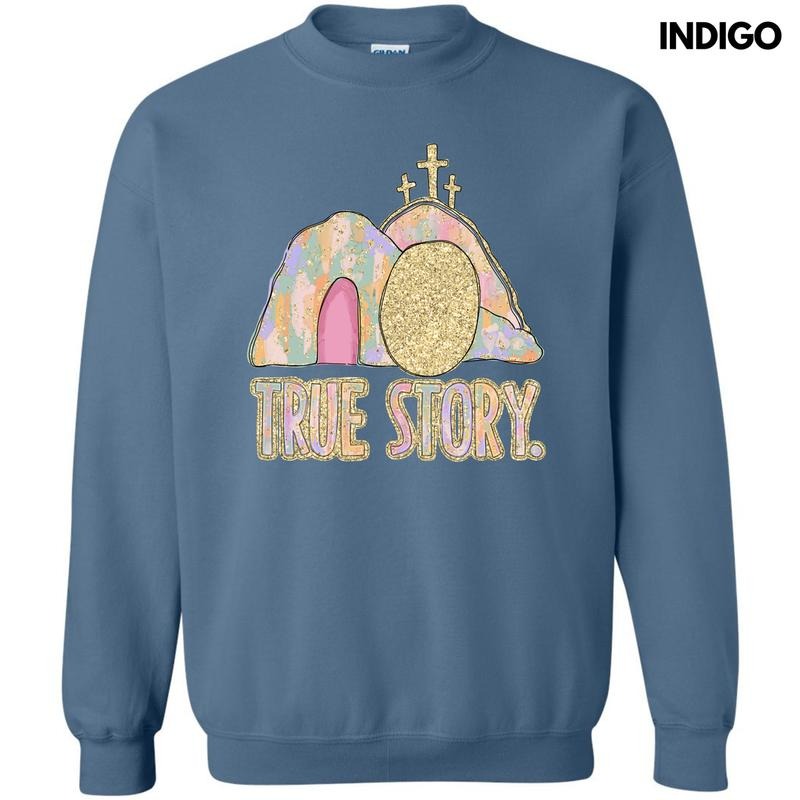 Brushstroke True Story Sweatshirt 'NLB' Shirt Hoodie | PrintMintTees.com