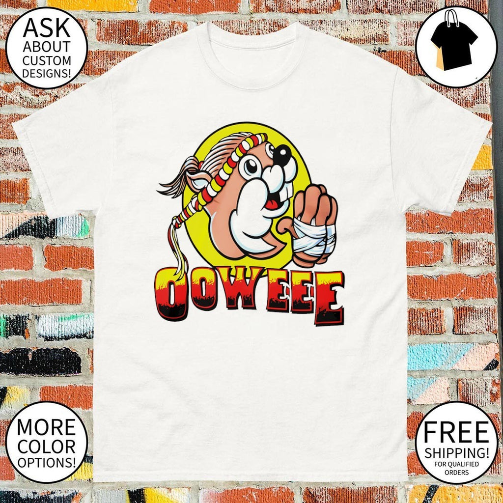 Buc Ees Muay Thai Ooweee parody logo shirt