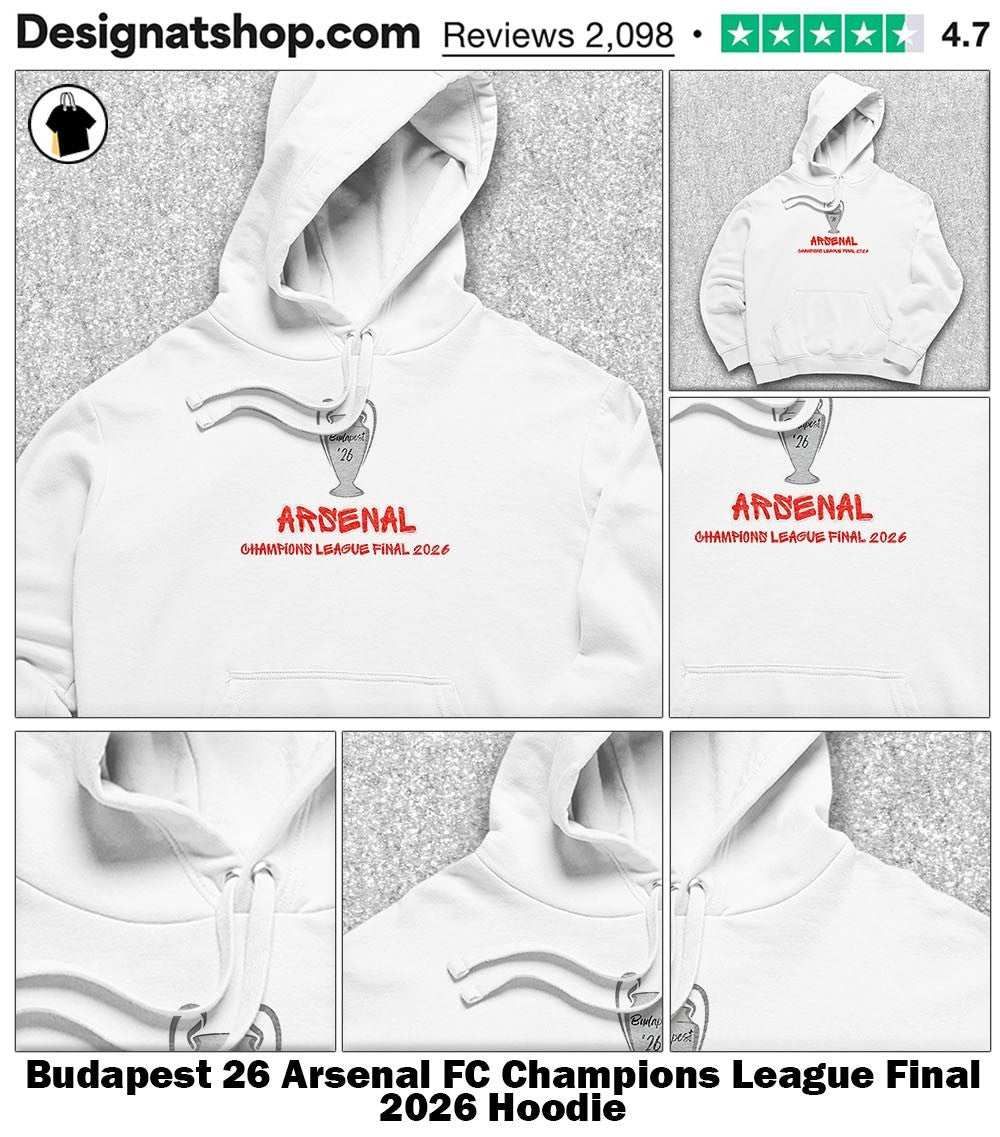 Budapest 26 Arsenal FC Champions League Final 2026 shirt