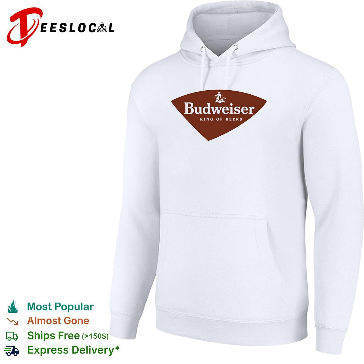 Budweiser King of Beers logo retro shirt