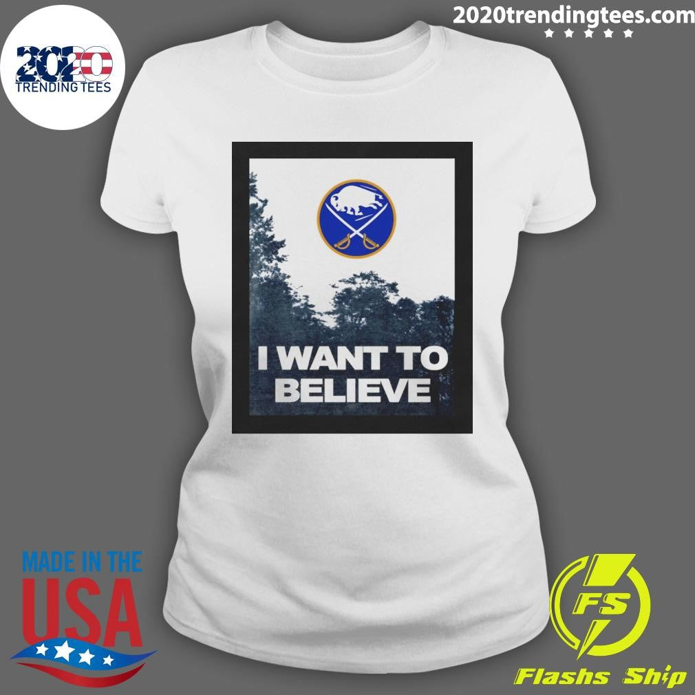 Buffalo Sabres Hockey Buffalo I Want To Believe UFO 2026 Shirt