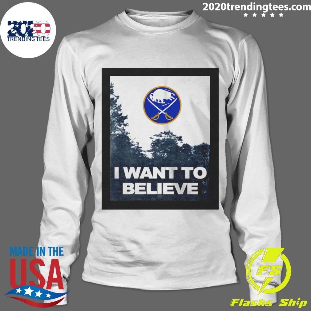 Buffalo Sabres Hockey Buffalo I Want To Believe UFO 2026 Shirt