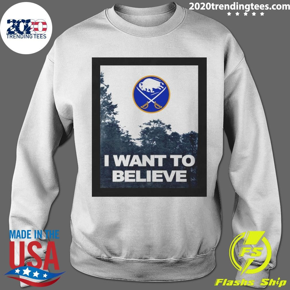 Buffalo Sabres Hockey Buffalo I Want To Believe UFO 2026 Shirt