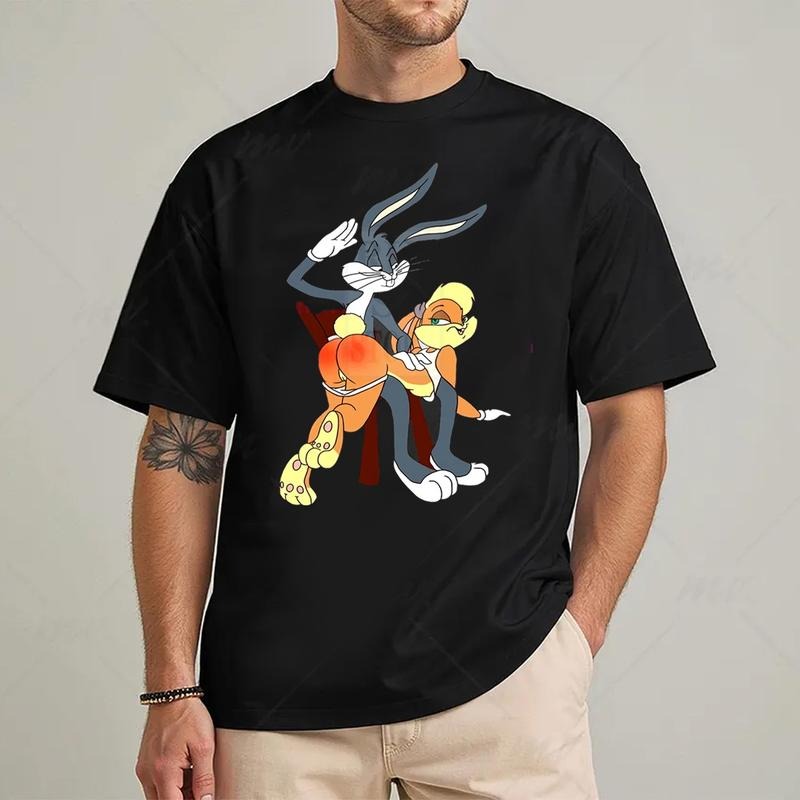 Bugs Bunny T-Shirt Unisex Graphic Tees Y2k Style Clothes Streetwear Hoodie, Sweatshirt | PrintMintTees.com