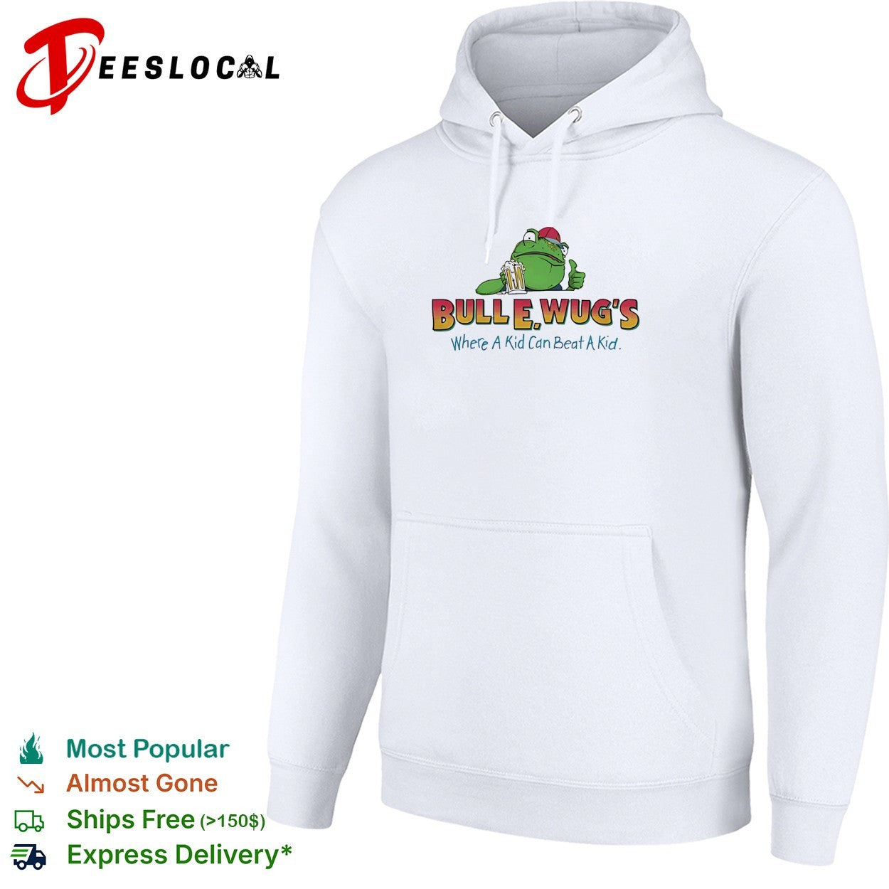 Bull E Wugs where a kid can beat a kid drinking frog shirt