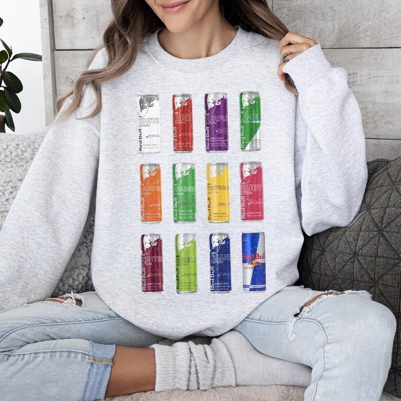 Bull Energy Drink, Photo Grid Sweatshirt, Trend T-Shirts, Hoodie | PrintMintTees.com