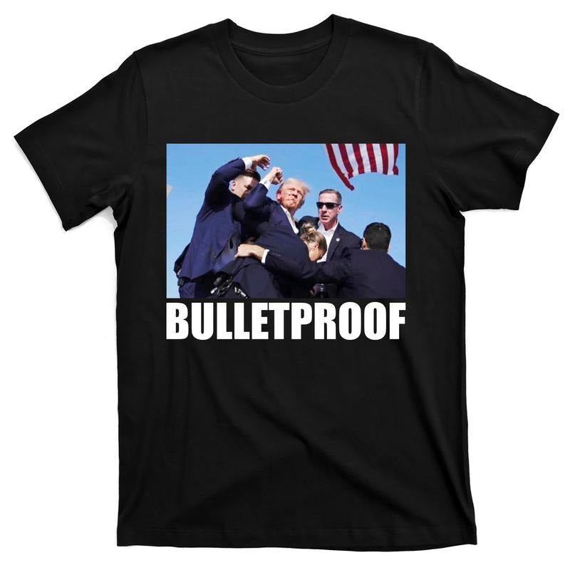 Bulletproof Trump 2024 Take America Back Pennsylvania Rally T-Shirt Hoodie Sweatshirt | PrintMintTees.com
