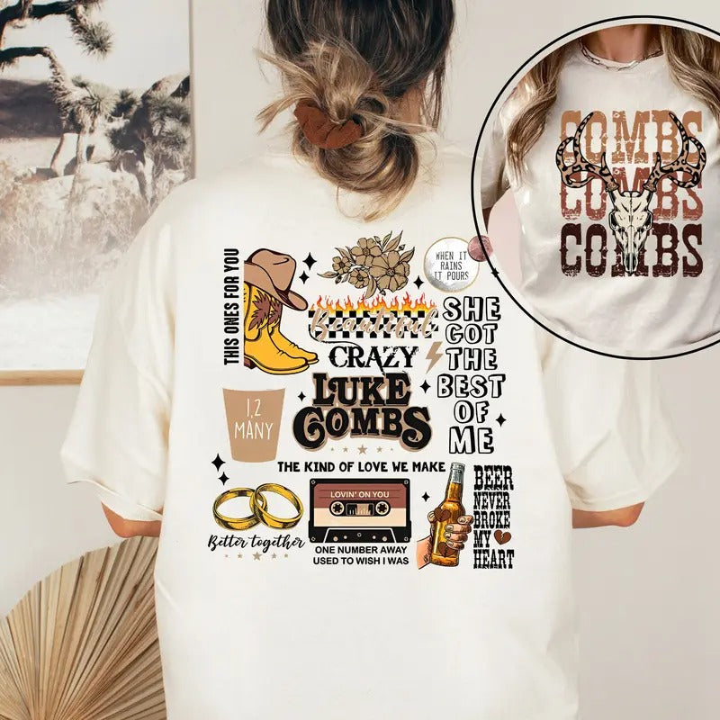 Bullhead Shirt Two Side Print, Country Music Shirt, World Tour 2022, Cowboy Shirt, Cowgirl Tee, Trending Shirt, Gift For...