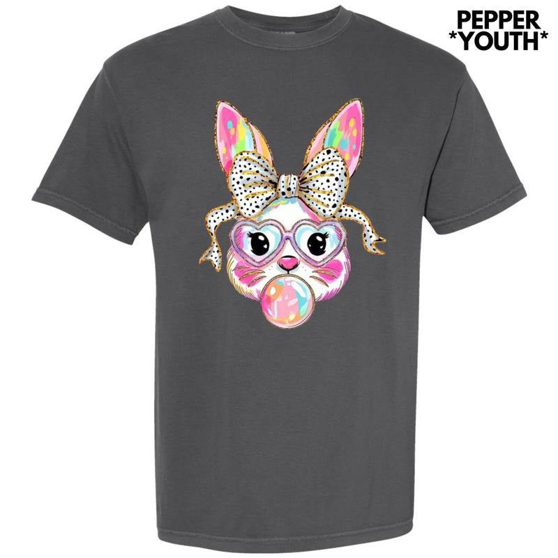 *** Bunny Coquette Brushstroke Comfort Colors T-Shirt (Youth) Hoodie Sweatshirt | PrintMintTees.com