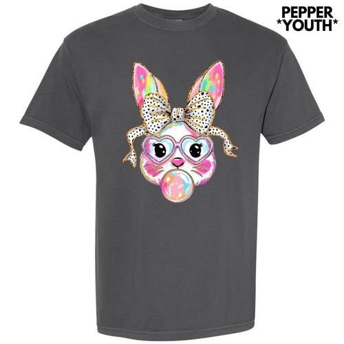 *** Bunny Coquette Brushstroke Comfort Colors T-Shirt (Youth) Hoodie Sweatshirt | PrintMintTees.com