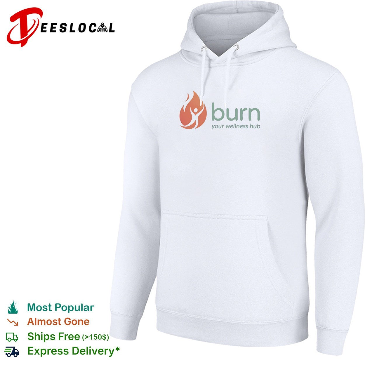 Burn your wellness hub logo shirt
