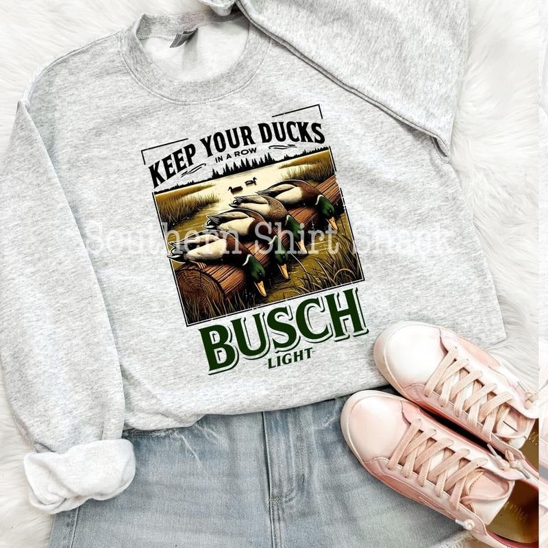 Busch Duck Hunting Sweatshirt | Duck Season Sweatshirt Shirt Hoodie | PrintMintTees.com