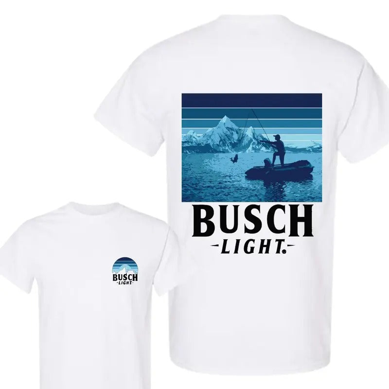 Busch Light 2 Sided T-Shirt, For Men And Women, Trendy Shirt Top Cotton Hoodie Sweatshirt | PrintMintTees.com