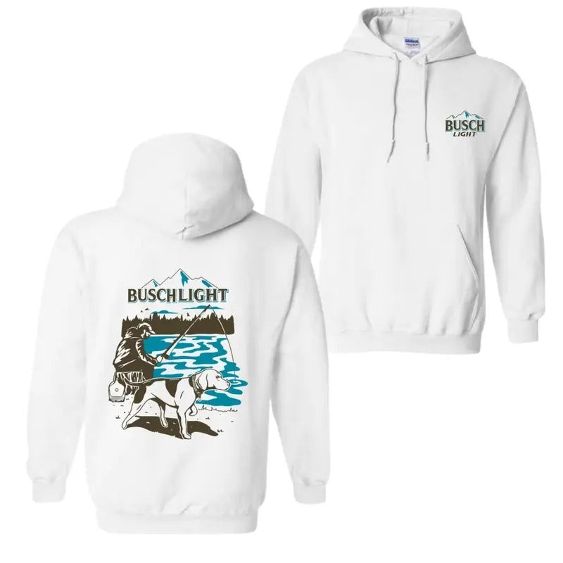 Busch Light 2024 2 sided Hoodie For Men For Women Trendy Hoodie, T-Shirt Comfotable Fabric Sweatshirt | PrintMintTees.com