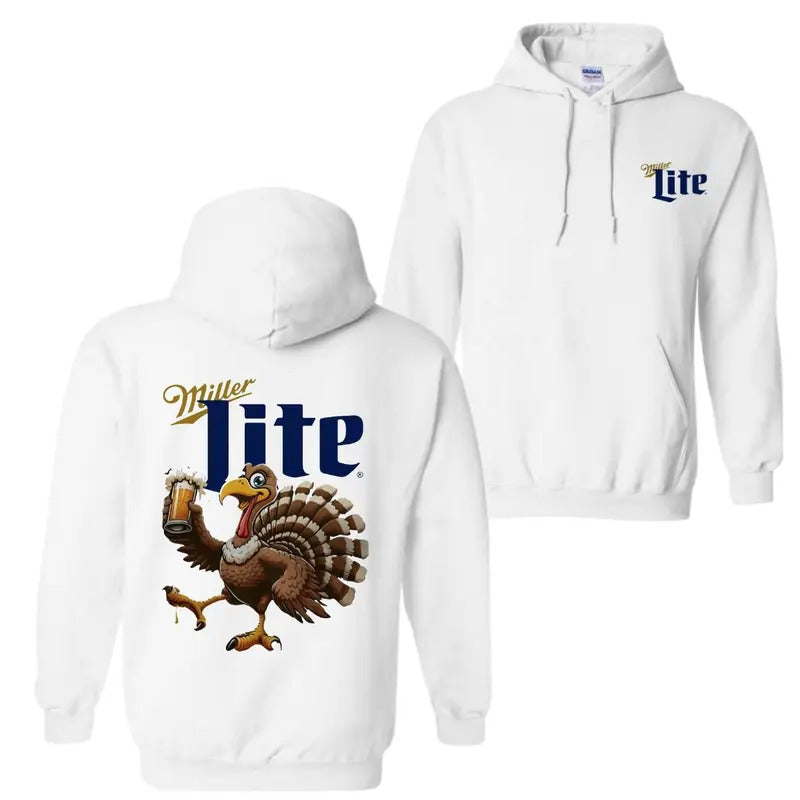 Busch Light Thanksgiving Hoodie, T-Shirt, Fun Festive Strong Turkeystyle{n002}2 Sweatshirt | PrintMintTees.com