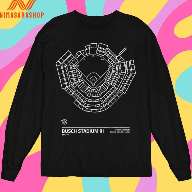 Busch Stadium Iii St. Louis, Missouri Seating Capacity 44,383 Stadium Collection Est 2006 Shirts