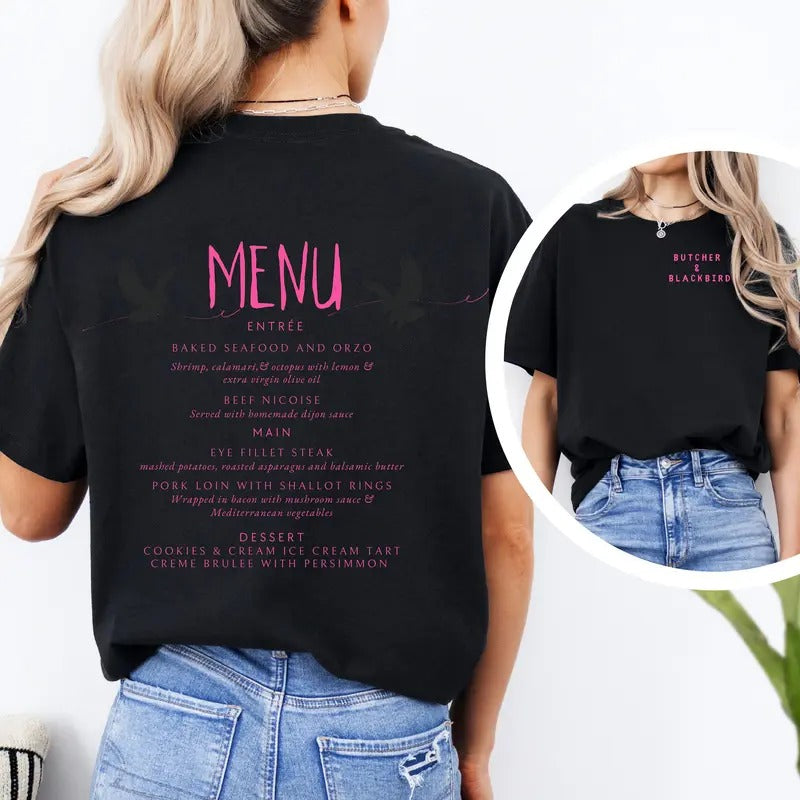 Butcher and Blackbird T-Shirt, Trigger Warning Sweatshirt, Smut Gift, Book Shirt, Dark Romance, Morally Grey, Romantasy...